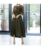 【リバーフィールド アンド コー/RIVER FIELD & Co】のレース切替えビスチェ風フレアロング丈 結婚式 ワンピース パーティードレス 大人の最旬トレンドファッション＆コーディネート founy(ファウニー) ファッション Fashion レディースファッション Fashion for Women ワンピース Dresses フォーマル・パーティードレス・結婚式用ドレス Elegant & Casual Dresses エレガント 上品 Elegant サテン Satin, Glossy Fabric ドレス Dress, One-Piece パール Pearl, Pearl Accent ビスチェ Bustier, Corset Top フィット Fit, Slim Fit フェミニン Feminine, Girly フレア Flare, Flared ヨーク Yoke, Yoke Design リボン Ribbon, Bow レース Lace, Lace Fabric ロング Long, Long-Length 再入荷 Restock / Back in Stock 結婚式 Wedding 二次会 After Party thumbnail KH|ID: prp329100004982032 ipo3291000000037324946