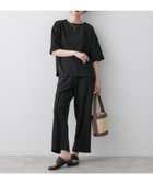 【デッサン/Dessin】の【2点セット/洗える】ジョーゼットセットアップ 大人の最旬トレンドファッション＆コーディネート founy(ファウニー) ファッション Fashion レディースファッション Fashion for Women セットアップ Matching Sets アクセサリー Fashion Accessories シューズ Shoes, Footwear シンプル Simple, Minimal ジョーゼット Georgette, Semi-Sheer Fabric スニーカー Sneakers, Trainers スマート Smart, Elegant セットアップ Set-Up, Coordinated Outfit ドレープ Drape, Draping Fabric バランス Balance, Style Balance フラット Flat, Flat Shoes ポケット Pocket, Pocket Detail エレガント 上品 Elegant 洗える Machine Washable thumbnail ブラック|ID: prp329100004982033 ipo3291000000037324949