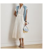 【ラルフローレン/RALPH LAUREN】のアイレット ブロードクロス ティアード シャツドレス 100ホワイト|ID: prp329100004982037 ipo3291000000037361640