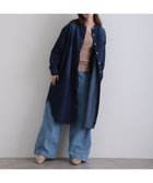 【プールヴー/PourVous】のヴィンテージ加工デニムワンピース 大人の最旬トレンドファッション＆コーディネート founy(ファウニー) ファッション Fashion レディースファッション Fashion for Women ワンピース Dresses シンプル Simple, Minimal デニム Denim, Jeans Material ヴィンテージ Vintage Style thumbnail ネイビー|ID: prp329100004982040 ipo3291000000037324969