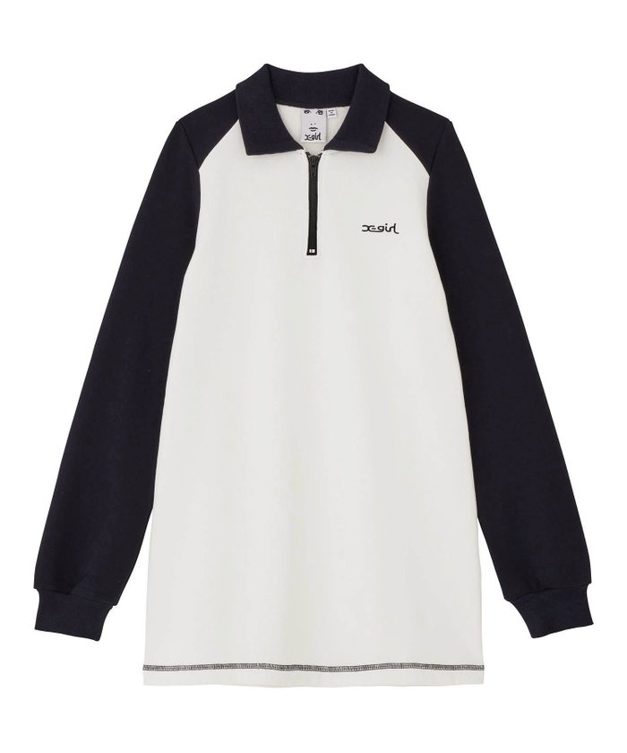 【エックスガール/X-girl】のRAGLAN SWEAT DRESS インテリア・キッズ・メンズ・レディースファッション・服の通販 founy(ファウニー) https://founy.com/ ファッション Fashion レディースファッション Fashion for Women トップス・カットソー Cut & Sew Tops レディースパーカー・カジュアルフーディー Casual Hoodies & Sweatshirts スウェット・クルーネックトップス Sweatshirts & Crewnecks / Relaxed Fit Sweat Tops ワンピース Dresses フォーマル・パーティードレス・結婚式用ドレス Elegant & Casual Dresses 秋 Autumn シェイプ Shape, Slim Fit ショート Short, Short Length スウェット / スエット Sweatshirt, Sweatwear ロング Long, Long-Length ワンポイント One Point, Statement Accent A/W・秋冬 Autumn/Winter |ID: prp329100004982042 ipo3291000000037324974