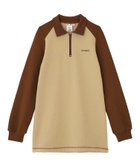 【エックスガール/X-girl】のRAGLAN SWEAT DRESS BROWN|ID: prp329100004982042 ipo3291000000037361656