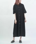 【ブルーコムブルー/BLEU COMME BLEU】のププラ コットンレーヨンツイル 半袖 シャツワンピース 大人の最旬トレンドファッション＆コーディネート founy(ファウニー) ファッション Fashion レディースファッション Fashion for Women ワンピース Dresses シャツワンピース / 1枚で着映えコーデ Shirt Dresses なめらか Smooth, Silky Texture ショルダー Shoulder, Shoulder Strap シンプル Simple, Minimal ストレッチ Stretch, Stretchy Fabric ツイル Twist, Twisted Detail ドロップ Drop Shoulder, Dropped Style フロント Front, Front Design リラックス Relax, Relaxed Fit 半袖 Short Sleeve, Half Sleeve 夏 Summer thumbnail 05|ID: prp329100004982052 ipo3291000000037325005
