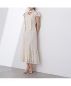 【プロポーション ボディドレッシング/PROPORTION BODY DRESSING】のL タイ付きレースワンピース 大人の最旬トレンドファッション＆コーディネート founy(ファウニー) ファッション Fashion レディースファッション Fashion for Women ワンピース Dresses ミックス Mix, Mixed Style レース Lace, Lace Fabric エレガント 上品 Elegant thumbnail エクリュ1|ID: prp329100004982067 ipo3291000000037325054