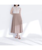 【ナチュラル ビューティー ベーシック/NATURAL BEAUTY BASIC】のポロカラードッキングワンピース 大人の最旬トレンドファッション＆コーディネート founy(ファウニー) ファッション Fashion レディースファッション Fashion for Women ワンピース Dresses カットソー Cut and Sewn Top エレガント 上品 Elegant thumbnail ベージュ系2|ID: prp329100004982079 ipo3291000000037325096