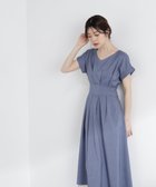 【プロポーション ボディドレッシング/PROPORTION BODY DRESSING】のウエストタックワンピース 大人の最旬トレンドファッション＆コーディネート founy(ファウニー) ファッション Fashion レディースファッション Fashion for Women ワンピース Dresses エレガント 上品 Elegant フレア Flare, Flared thumbnail ブルー|ID: prp329100004982082 ipo3291000000037325109