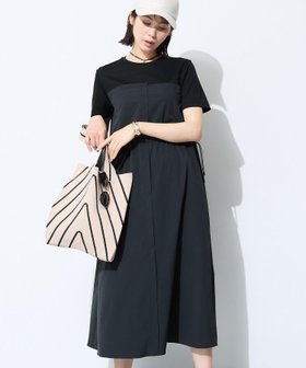 【インディヴィ/INDIVI】の【洗える/1枚でキマる/ドロスト付】ビスチェ風ドッキングTワンピース 大人の最旬トレンドファッション＆コーディネート founy(ファウニー) ファッション Fashion レディースファッション Fashion for Women ワンピース Dresses アクセサリー Fashion Accessories 洗える Machine Washable サンダル Sandals, Summer Shoes シューズ Shoes, Footwear スニーカー Sneakers, Trainers スマート Smart, Elegant タイプライター Typewriter Fabric, Crisp Cotton ドッキング Docking, Mixed Material なめらか Smooth, Silky Texture ビスチェ Bustier, Corset Top フラット Flat, Flat Shoes ブラウジング Blouson Silhouette, Cinched Waist おすすめ Recommended / Our Picks 旅行 Travel エレガント 上品 Elegant |ID:prp329100004982090