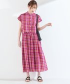 【シップス/SHIPS】のSHIPS Colors 手洗い可能 マドラス チェック レイヤード ライク ワンピース 大人の最旬トレンドファッション＆コーディネート founy(ファウニー) ファッション Fashion レディースファッション Fashion for Women ワンピース Dresses 春 Spring 切替 Switching, Contrast Panel サンダル Sandals, Summer Shoes スニーカー Sneakers, Trainers チェック Check, Plaid, Tartan フレア Flare, Flared ペチコート Petticoat, Underskirt メンズ Men's, Menswear S/S・春夏 SS, Spring/Summer, Warm Season アウトレット Outlet / Clearance 夏 Summer ビジネス 仕事 通勤 Business / Work / Commuting 2026年 2026 2026春夏・S/S Spring/Summer 2026 SS26 thumbnail ピンク|ID: prp329100004982091 ipo3291000000037325142
