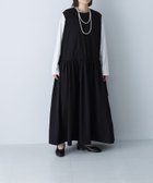 【かぐれ/kagure / URBAN RESEARCH】のタイプライターギャザーワンピース ブラック|ID: prp329100004982101 ipo3291000000037325192