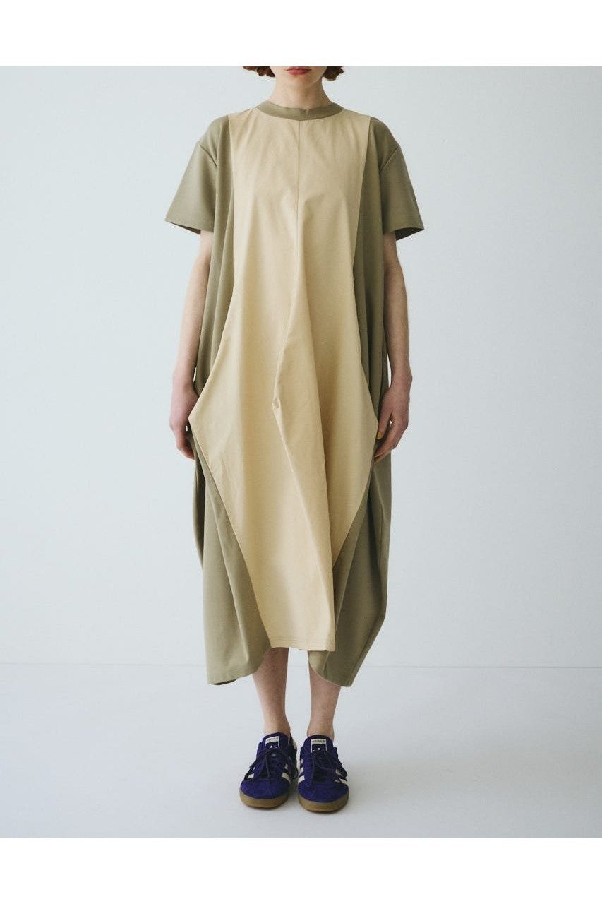 【ヘリンドットサイ/HeRIN.CYE】のRound form dress インテリア・キッズ・メンズ・レディースファッション・服の通販 founy(ファウニー) 　ファッション　Fashion　レディースファッション　Fashion for Women　ワンピース　Dresses　フォーマル・パーティードレス・結婚式用ドレス　Elegant & Casual Dresses　ドッキング　Docking, Mixed Material　L/KHA1|ID: prp329100004982103 ipo3291000000037325200