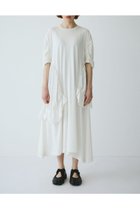 【ヘリンドットサイ/HeRIN.CYE】のRound gather dress WHT|ID: prp329100004982105 ipo3291000000037325207