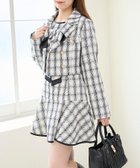 【マジェスティック レゴン/MAJESTIC LEGON】のリボンブローチセットツイードワンピ 大人の最旬トレンドファッション＆コーディネート founy(ファウニー) ファッション Fashion レディースファッション Fashion for Women ワンピース Dresses カーディガン Cardigan, Knitwear クラシカル Classical, Vintage-Inspired ジャケット Jacket, Outerwear ダウン Down, Puffer ツイード Twill, Twill Weave フィット Fit, Slim Fit フェイク Faux, Fake ブローチ Brooch, Pin Brooch ポケット Pocket, Pocket Detail リボン Ribbon, Bow 再入荷 Restock / Back in Stock おすすめ Recommended / Our Picks エレガント 上品 Elegant thumbnail アイボリー柄|ID: prp329100004982115 ipo3291000000037325251