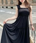 【モーメントプラス/moment+ / MEN】のパット付きシャーリングティアードカットソーワンピース 大人の最旬トレンドファッション＆コーディネート founy(ファウニー) ファッション Fashion メンズファッション Fashion for Men トップス・カットソー Cut & Sew Tops インナー Innerwear カットソー Cut and Sewn Top キャップ Cap, Baseball Cap 今季 This Season, Current Season サンダル Sandals, Summer Shoes シャーリング Shirring, Ruched スニーカー Sneakers, Trainers ティアード Tiered, Tiered Style トレンド Trend, Trending Now 定番 Standard, Basic Item バレエ Ballet, Ballet Style フィット Fit, Slim Fit フェミニン Feminine, Girly フリル Frill, Ruffle ベーシック Basic, Essential マキシ Maxi, Full Length ミックス Mix, Mixed Style レース Lace, Lace Fabric ロング Long, Long-Length 楽ちん Easy Fit, Comfortable 再入荷 Restock / Back in Stock プチプライス・低価格 Affordable / Budget Price おすすめ Recommended / Our Picks 夏 Summer thumbnail ブラック|ID: prp329100004982128 ipo3291000000037325292