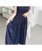 【モーメントプラス/moment+ / MEN】のパット付きシャーリングティアードカットソーワンピース 大人の最旬トレンドファッション＆コーディネート founy(ファウニー) ファッション Fashion メンズファッション Fashion for Men トップス・カットソー Cut & Sew Tops インナー Innerwear カットソー Cut and Sewn Top キャップ Cap, Baseball Cap 今季 This Season, Current Season サンダル Sandals, Summer Shoes シャーリング Shirring, Ruched スニーカー Sneakers, Trainers ティアード Tiered, Tiered Style トレンド Trend, Trending Now 定番 Standard, Basic Item バレエ Ballet, Ballet Style フィット Fit, Slim Fit フェミニン Feminine, Girly フリル Frill, Ruffle ベーシック Basic, Essential マキシ Maxi, Full Length ミックス Mix, Mixed Style レース Lace, Lace Fabric ロング Long, Long-Length 楽ちん Easy Fit, Comfortable 再入荷 Restock / Back in Stock プチプライス・低価格 Affordable / Budget Price おすすめ Recommended / Our Picks 夏 Summer thumbnail ネイビー|ID: prp329100004982128 ipo3291000000037325294