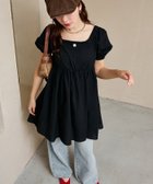 【フリークスストア/FREAK'S STORE】のMARY QUANT × PUBLUX/マリークワント 2WAY バルーン袖 バックギャザー ミニワンピース(スクエアネック・オフショルダー) 限定展開 大人の最旬トレンドファッション＆コーディネート founy(ファウニー) ファッション Fashion レディースファッション Fashion for Women ワンピース Dresses 春 Spring ギャザー Gathered, Ruffled スクエア Square, Square Shape スペシャル Special, Limited Edition トレンド Trend, Trending Now バランス Balance, Style Balance バルーン Balloon, Balloon Silhouette フィット Fit, Slim Fit フラワー Flower, Floral フレア Flare, Flared フロント Front, Front Design ミニスカート Mini Skirt, Short Skirt モチーフ Motif, Design Theme リアル Real, Realistic ロマンティック Romantic, Feminine Style S/S・春夏 SS, Spring/Summer, Warm Season 夏 Summer 2026年 2026 2026春夏・S/S Spring/Summer 2026 SS26 thumbnail ブラック|ID: prp329100004982137 ipo3291000000037325325