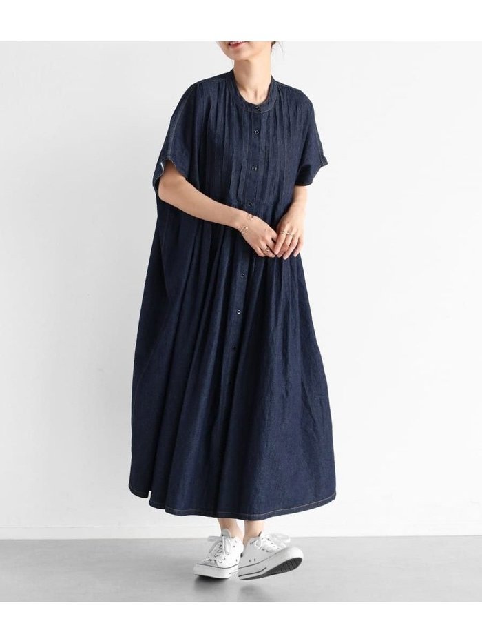 【ヴァン/Vin】のフロントタックデニムワンピース インテリア・キッズ・メンズ・レディースファッション・服の通販 founy(ファウニー) https://founy.com/ ファッション Fashion レディースファッション Fashion for Women ワンピース Dresses スニーカー Sneakers, Trainers デニム Denim, Jeans Material フロント Front, Front Design ボックス Boxy, Box Shape |ID: prp329100004982142 ipo3291000000037325340