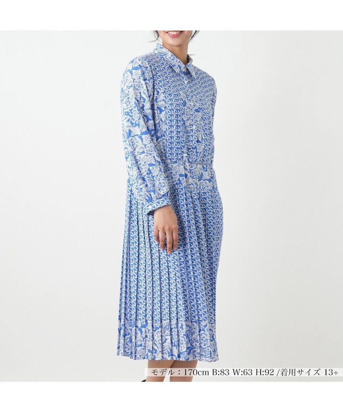 【レリアンプラスハウス/Leilian PLUS HOUSE】の【店舗人気】幾何学花柄プリーツワンピース【ROCHAS Premiere】 インテリア・キッズ・メンズ・レディースファッション・服の通販 founy(ファウニー) https://founy.com/ ファッション Fashion レディースファッション Fashion for Women ワンピース Dresses アンダー Underwear Essentials ウォッシャブル Machine Washable 春 Spring クラシック Classic, Timeless Style 人気 Popular, Best Seller フロント Front, Front Design プリーツ Pleats, Pleated ポケット Pocket, Pocket Detail エレガント 上品 Elegant |ID: prp329100004982145 ipo3291000000037325348