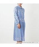 【レリアンプラスハウス/Leilian PLUS HOUSE】の【店舗人気】幾何学花柄プリーツワンピース【ROCHAS Premiere】 サックスブルー|ID: prp329100004982145 ipo3291000000037325349