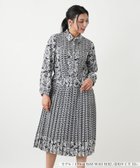 【レリアンプラスハウス/Leilian PLUS HOUSE】の【店舗人気】幾何学花柄プリーツワンピース【ROCHAS Premiere】 ネイビー|ID: prp329100004982145 ipo3291000000037325350