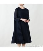 【レリアンプラスハウス/Leilian PLUS HOUSE】の【店舗人気】サイドプリーツワンピース【Leilian WHITE LABEL】 大人の最旬トレンドファッション＆コーディネート founy(ファウニー) ファッション Fashion レディースファッション Fashion for Women ワンピース Dresses なめらか Smooth, Silky Texture ウォッシャブル Machine Washable ギャザー Gathered, Ruffled トレンド Trend, Trending Now プリーツ Pleats, Pleated ベーシック Basic, Essential ポケット Pocket, Pocket Detail エレガント 上品 Elegant 人気 Popular, Best Seller 夏 Summer thumbnail ネイビー|ID: prp329100004982147 ipo3291000000037325354