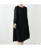 【レリアンプラスハウス/Leilian PLUS HOUSE】の【店舗人気】サイドプリーツワンピース【Leilian WHITE LABEL】 大人の最旬トレンドファッション＆コーディネート founy(ファウニー) ファッション Fashion レディースファッション Fashion for Women ワンピース Dresses なめらか Smooth, Silky Texture ウォッシャブル Machine Washable ギャザー Gathered, Ruffled トレンド Trend, Trending Now プリーツ Pleats, Pleated ベーシック Basic, Essential ポケット Pocket, Pocket Detail エレガント 上品 Elegant 人気 Popular, Best Seller 夏 Summer thumbnail ブラック|ID: prp329100004982147 ipo3291000000037325355