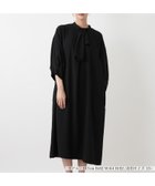 【レリアンプラスハウス/Leilian PLUS HOUSE】の【店舗人気】アシンメトリードレープワンピース【BOURGE】 大人の最旬トレンドファッション＆コーディネート founy(ファウニー) ファッション Fashion レディースファッション Fashion for Women ワンピース Dresses アシンメトリー Asymmetrical Style ウォッシャブル Machine Washable カフス Cuff Design ショルダー Shoulder, Shoulder Strap ドレープ Drape, Draping Fabric ドロップ Drop Shoulder, Dropped Style 人気 Popular, Best Seller ポケット Pocket, Pocket Detail リラックス Relax, Relaxed Fit 夏 Summer エレガント 上品 Elegant thumbnail ブラック|ID: prp329100004982148 ipo3291000000037325359