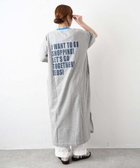 【ハグハグ/HugHug】のバックプリントミニ裏毛ワンピース 131353H C 大人の最旬トレンドファッション＆コーディネート founy(ファウニー) ファッション Fashion レディースファッション Fashion for Women ワンピース Dresses thumbnail 杢GRY×CCL/F|ID: prp329100004982152 ipo3291000000037325376