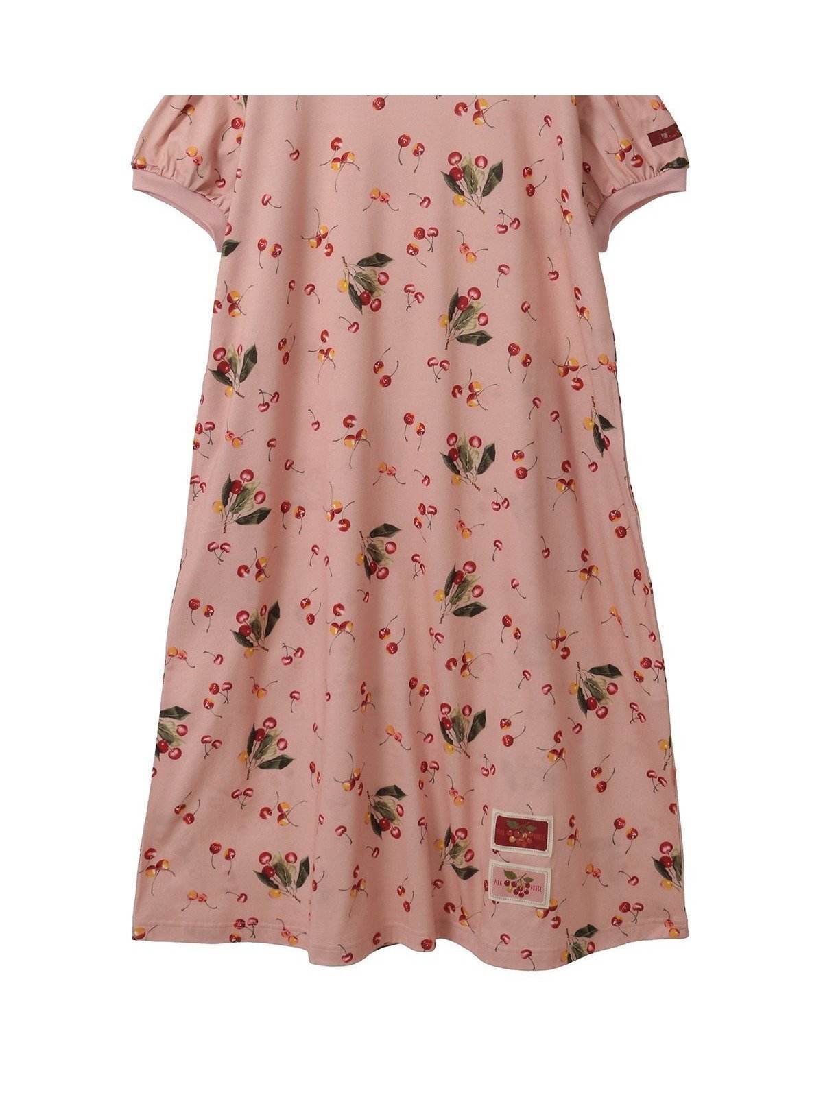 【ピンクハウス/PINK HOUSE】のさくらんぼプリントカットソーワンピース インテリア・キッズ・メンズ・レディースファッション・服の通販 founy(ファウニー) 　ファッション　Fashion　レディースファッション　Fashion for Women　ワンピース　Dresses　カットソー　Cut and Sewn Top　プリント　Print, Printed Pattern　ピンク|ID: prp329100004982154 ipo3291000000037325383