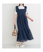 【ジェイ アンド シュプール/Re J&SUPURE】の総レースショルダーリボンワンピース 大人の最旬トレンドファッション＆コーディネート founy(ファウニー) ファッション Fashion レディースファッション Fashion for Women ワンピース Dresses アクセサリー Fashion Accessories インナー Innerwear カーディガン Cardigan, Knitwear サンダル Sandals, Summer Shoes ショルダー Shoulder, Shoulder Strap シンプル Simple, Minimal ティアード Tiered, Tiered Style フェミニン Feminine, Girly フレア Flare, Flared ポケット Pocket, Pocket Detail リボン Ribbon, Bow レース Lace, Lace Fabric ロング Long, Long-Length thumbnail 紺|ID: prp329100004982169 ipo3291000000037325448