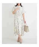 【ジェイ アンド シュプール/Re J&SUPURE】の花柄フレアスリーブシャツワンピース 大人の最旬トレンドファッション＆コーディネート founy(ファウニー) ファッション Fashion レディースファッション Fashion for Women ワンピース Dresses シャツワンピース / 1枚で着映えコーデ Shirt Dresses エレガント 上品 Elegant カーディガン Cardigan, Knitwear ジャケット Jacket, Outerwear スリーブ Sleeve, Long Sleeve / Short Sleeve フェミニン Feminine, Girly フレア Flare, Flared プリント Print, Printed Pattern ループ Loop, Loop Knit thumbnail オフホワイト|ID: prp329100004982173 ipo3291000000037325463