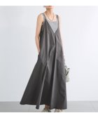 【バンヤードストーム/BARNYARDSTORM】のトラベルキャミワンピース【撥水 / JAPAN FABRIC】 セットアップ対応 大人の最旬トレンドファッション＆コーディネート founy(ファウニー) ファッション Fashion レディースファッション Fashion for Women ワンピース Dresses キャミソールワンピース Camisole Dresses キャミワンピース Cami Dress, Slip Dress セットアップ Set-Up, Coordinated Outfit タフタ Taffeta, Structured Fabric タンク Tank Top, Sleeveless Top トラベル Travel, Travel Gear 旅行 Travel thumbnail チャコール|ID: prp329100004982176 ipo3291000000037325471