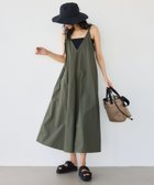 【バンヤードストーム/BARNYARDSTORM】のトラベルキャミワンピース【撥水 / JAPAN FABRIC】 セットアップ対応 大人の最旬トレンドファッション＆コーディネート founy(ファウニー) ファッション Fashion レディースファッション Fashion for Women ワンピース Dresses キャミソールワンピース Camisole Dresses キャミワンピース Cami Dress, Slip Dress セットアップ Set-Up, Coordinated Outfit タフタ Taffeta, Structured Fabric タンク Tank Top, Sleeveless Top トラベル Travel, Travel Gear 旅行 Travel thumbnail カーキ|ID: prp329100004982176 ipo3291000000037325472