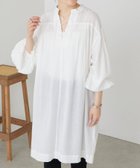 【ビアズリー/BEARDSLEY】のフロントレースアップワンピース 大人の最旬トレンドファッション＆コーディネート founy(ファウニー) ファッション Fashion レディースファッション Fashion for Women ワンピース Dresses ギャザー Gathered, Ruffled シンプル Simple, Minimal ポケット Pocket, Pocket Detail ワイド Wide, Wide Fit 再入荷 Restock / Back in Stock エレガント 上品 Elegant thumbnail ホワイト|ID: prp329100004982181 ipo3291000000037325486