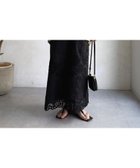 【ドゥドゥ/DouDou】のコードレース刺繍カットワークレースワンピース ブラック|ID: prp329100004982195 ipo3291000000037325532