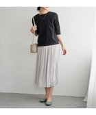 【イッカ/ikka】の【2点セット】2WAYラメプルオーバー プリーツスカートセット【親子コーデ】 大人の最旬トレンドファッション＆コーディネート founy(ファウニー) ファッション Fashion レディースファッション Fashion for Women スカート Skirts プリーツスカート / 上品フェミニンスタイル Pleated Skirts チュール Tulip, Tulip Motif バランス Balance, Style Balance プリーツ Pleats, Pleated thumbnail ブラック|ID: prp329100004982196 ipo3291000000037325534