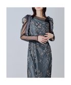【ビーフラット/bflat】のオーロラグラデーションドレス 結婚式 二次会 成人式 同窓会 パーティードレス ブルー|ID: prp329100004982198 ipo3291000000037325544