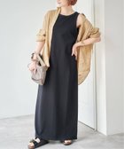 【スピック&スパン/Spick & Span】の《追加》天竺アメスリロングワンピース ブラック|ID: prp329100004982202 ipo3291000000037325559