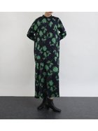 【ラシュッド/LASUD】のフラワーモチーフプリントワンピース 大人の最旬トレンドファッション＆コーディネート founy(ファウニー) ファッション Fashion レディースファッション Fashion for Women ワンピース Dresses フロント Front, Front Design プリント Print, Printed Pattern マーメイド Mermaid, Fishtail Silhouette エレガント 上品 Elegant thumbnail ネイビー|ID: prp329100004982216 ipo3291000000037325613