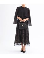 【ヴァン/Vin】のコード刺繍ノースリーブドレス オーガンジーボレロ ブラック|ID: prp329100004982226 ipo3291000000037325642