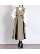 【ヴァン/Vin】の配色Aラインジレワンピ 大人の最旬トレンドファッション＆コーディネート founy(ファウニー) ファッション Fashion レディースファッション Fashion for Women アウター Coat / Outerwear Collection アシンメトリー Asymmetrical Style インナー Innerwear エレガント 上品 Elegant ジャンスカ Jumper Skirt, Pinafore Dress フレア Flare, Flared thumbnail サンドベージュ|ID: prp329100004982240 ipo3291000000037325679