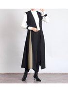 【ヴァン/Vin】の配色Aラインジレワンピ 大人の最旬トレンドファッション＆コーディネート founy(ファウニー) ファッション Fashion レディースファッション Fashion for Women アウター Coat / Outerwear Collection アシンメトリー Asymmetrical Style インナー Innerwear エレガント 上品 Elegant ジャンスカ Jumper Skirt, Pinafore Dress フレア Flare, Flared thumbnail ブラック|ID: prp329100004982240 ipo3291000000037325680