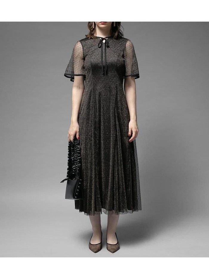 【ラシュッド/LASUD】のパイピングドットドレス インテリア・キッズ・メンズ・レディースファッション・服の通販 founy(ファウニー) https://founy.com/ ファッション Fashion レディースファッション Fashion for Women ワンピース Dresses フォーマル・パーティードレス・結婚式用ドレス Elegant & Casual Dresses エレガント 上品 Elegant シンプル Simple, Minimal ドレス Dress, One-Piece パイピング Piping, Trim Design ワンポイント One Point, Statement Accent |ID: prp329100004982242 ipo3291000000037325684