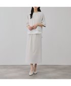 【クイーンズ コート/QUEENS COURT】の【上下セット】レイヤリードルマントップ*スカート2ピース アイボリー|ID: prp329100004982246 ipo3291000000037325696