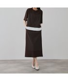 【クイーンズ コート/QUEENS COURT】の【上下セット】レイヤリードルマントップ*スカート2ピース ブラウン|ID: prp329100004982246 ipo3291000000037325698