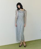 【アンドレスド/ANDRESD】の結婚式・二次会対応 刺繍シアーリボンドレス ミント|ID: prp329100004982283 ipo3291000000037325816