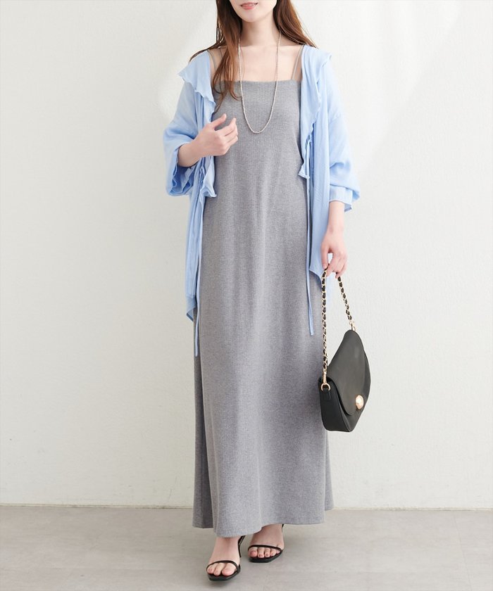 【ナチュラルクチュール/natural couture】のカップ付きキャミワンピース インテリア・キッズ・メンズ・レディースファッション・服の通販 founy(ファウニー) https://founy.com/ ファッション Fashion レディースファッション Fashion for Women ワンピース Dresses キャミソールワンピース Camisole Dresses カッティング Cutting Detail カットソー Cut and Sewn Top カーディガン Cardigan, Knitwear キャミワンピース Cami Dress, Slip Dress サンダル Sandals, Summer Shoes シンプル Simple, Minimal ジャケット Jacket, Outerwear スクエア Square, Square Shape ダウン Down, Puffer デコルテ Décolleté, Neckline フィット Fit, Slim Fit ラップ Wrap, Wrap Design リラックス Relax, Relaxed Fit 再入荷 Restock / Back in Stock おすすめ Recommended / Our Picks エレガント 上品 Elegant 2026年 2026 2026春夏・S/S Spring/Summer 2026 SS26 |ID: prp329100004982321 ipo3291000000037325936