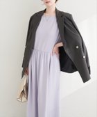 【ナチュラルクチュール/natural couture】のリブカットソーワンピース ラベンダー|ID: prp329100004982324 ipo3291000000037325952