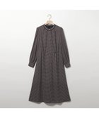 【スキャパ/SCAPA】のジオメトリックワンピース 大人の最旬トレンドファッション＆コーディネート founy(ファウニー) ファッション Fashion レディースファッション Fashion for Women ワンピース Dresses カフス Cuff Design シャーリング Shirring, Ruched スリーブ Sleeve, Long Sleeve / Short Sleeve thumbnail ブラック|ID: prp329100004982336 ipo3291000000037326011