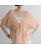 【ローリーズファーム/LOWRYS FARM】のヨウリュウシャーリングショートフレンチスリーブ 大人の最旬トレンドファッション＆コーディネート founy(ファウニー) ファッション Fashion レディースファッション Fashion for Women シアー Sheer, See-Through ショート Short, Short Length チェック Check, Plaid, Tartan デニム Denim, Jeans Material ボトム Bottoms, Lower Wear 人気 Popular, Best Seller 夏 Summer thumbnail ベージュ52|ID: prp329100004982363 ipo3291000000037326184