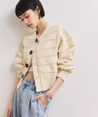 【アダム エ ロペ/ADAM ET ROPE'】の【WEB限定】mixパターンニットカーディガン オフホワイト(15)|ID: prp329100004982366 ipo3291000000037326233